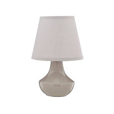 Set of Two Grey Ceramic Table Lamps | Globo