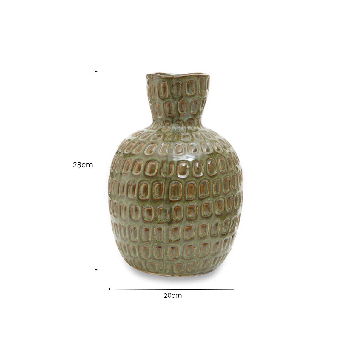 Green Ceramic Vase Yana