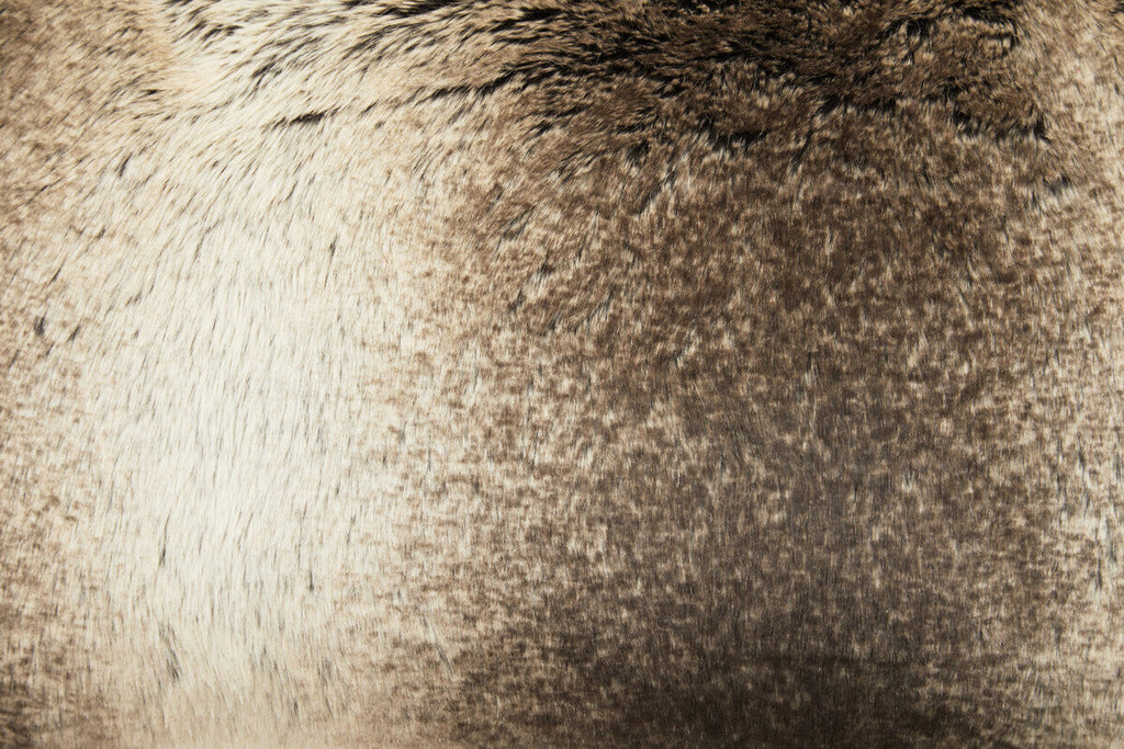 Bosie Mocha Ombre Rectangular Fur Cushion | Lamina