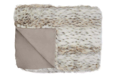 Bosie Animal Print Fur Throw | Lamina