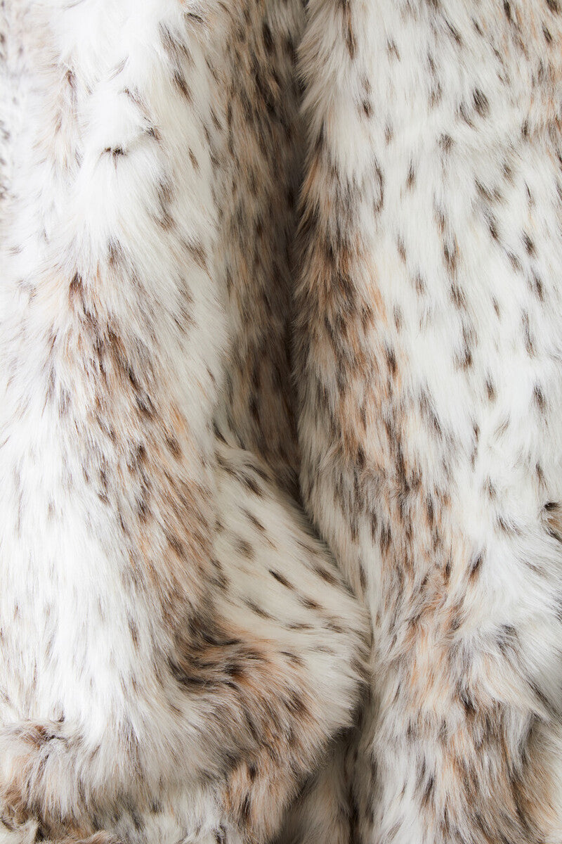 Bosie Animal Print Fur Throw | Lamina