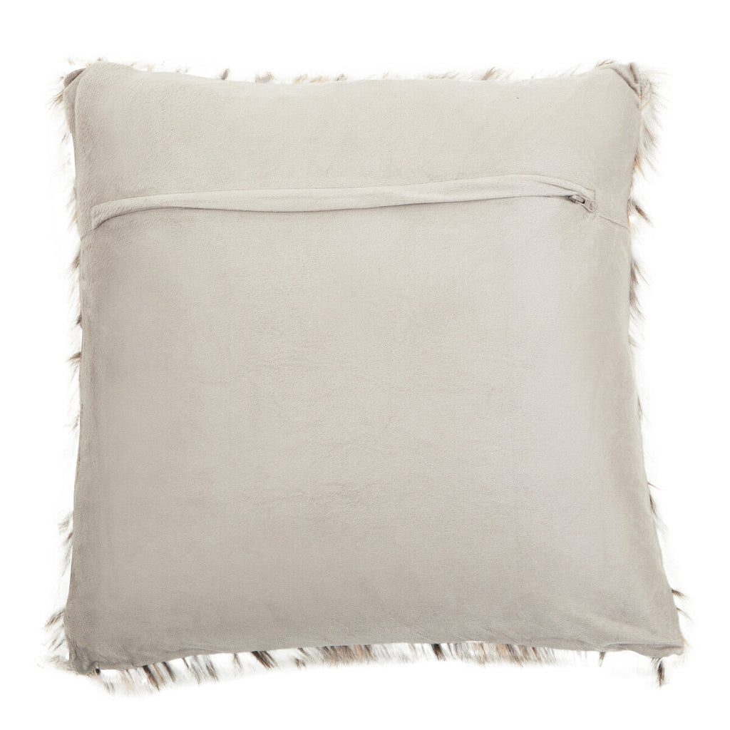 Bosie Animal Print Square Fur Cushion | Lamina