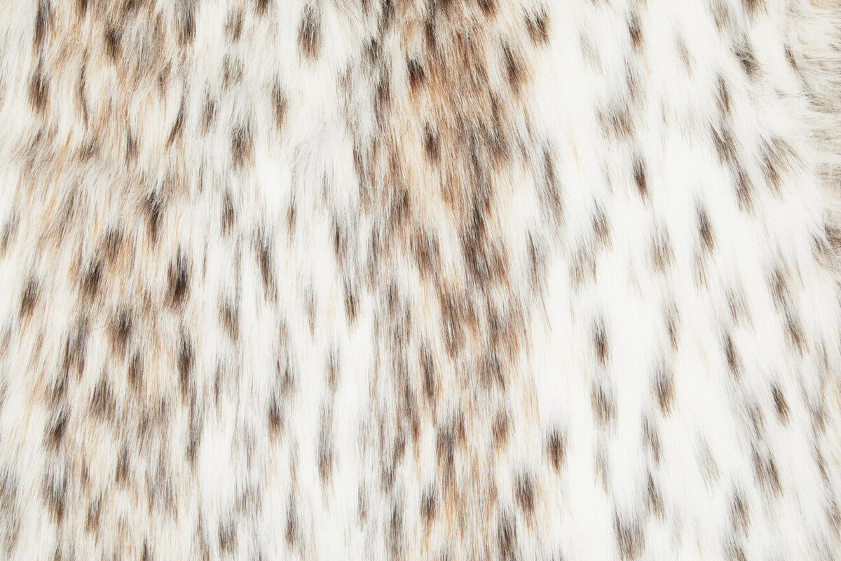 Bosie Animal Print Square Fur Cushion | Lamina