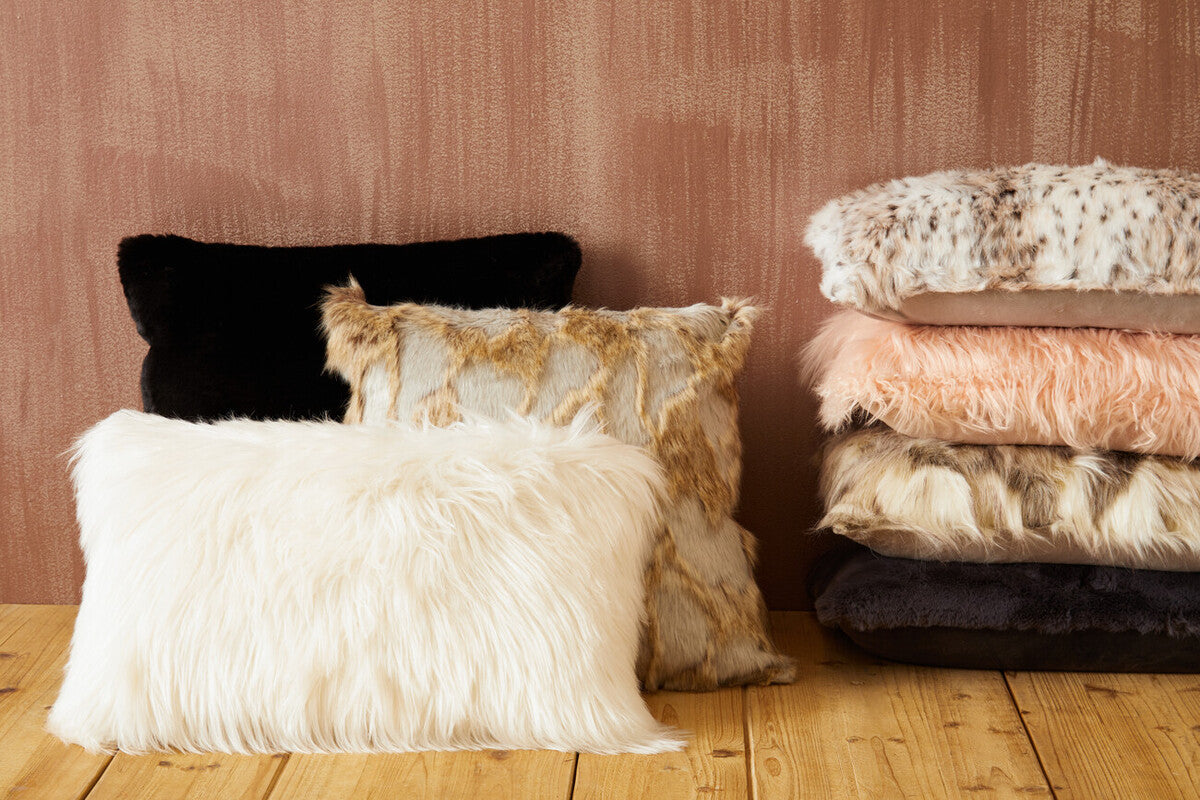 Bosie Animal Fo Fur Cushion Lamina