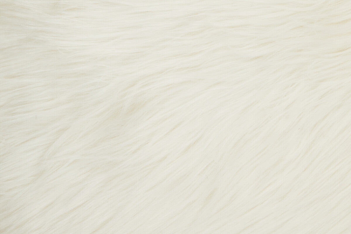 Bosie Cream Square Fur Cushion Lamina