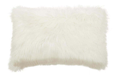 Bosie Cream Fur Cushion Lamina