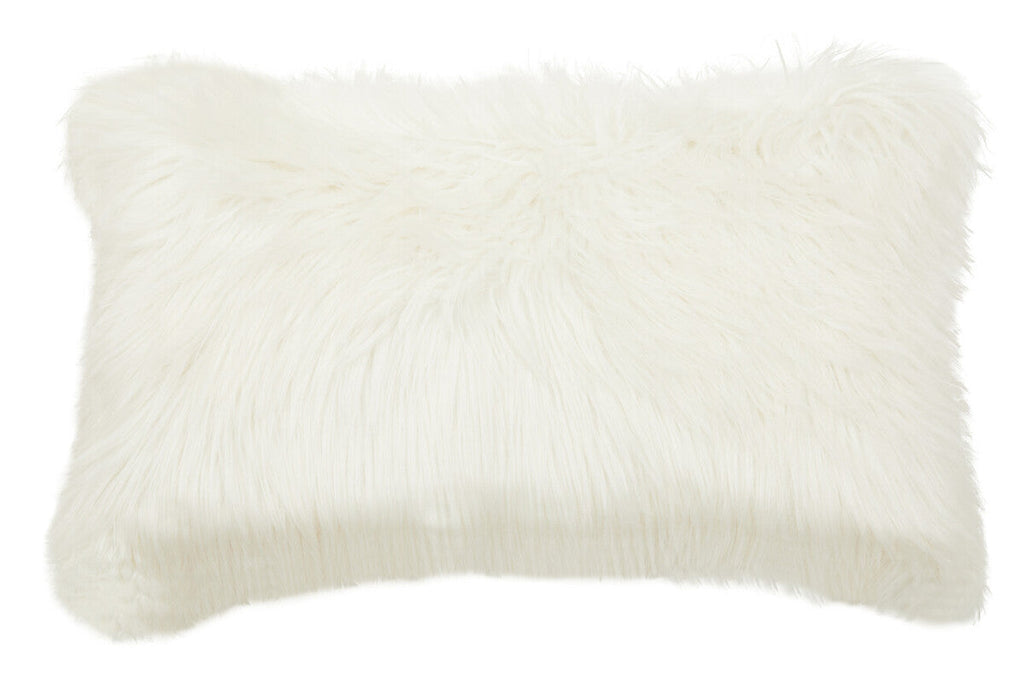 Bosie Cream Fur Cushion Lamina