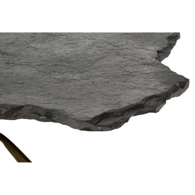 Grey Stone Top Coffee Table with Tripod Geometric Base | Rany