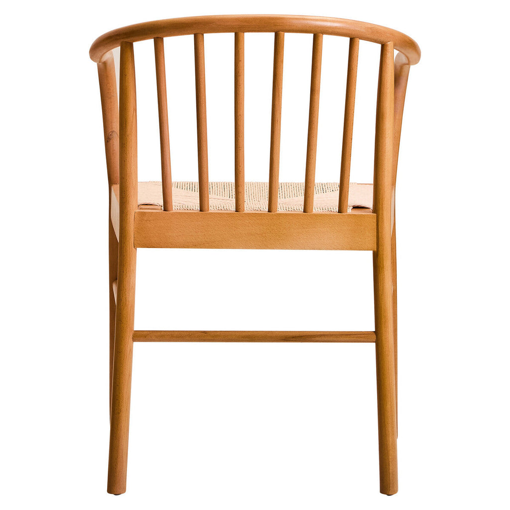 Cebu Natural Rope Chair with Curved Back