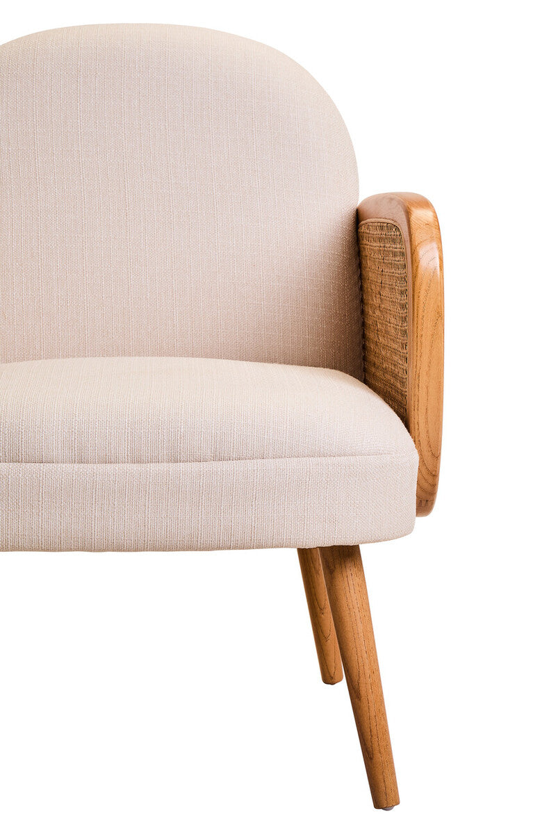 Cebu Ivory Fabric Chair