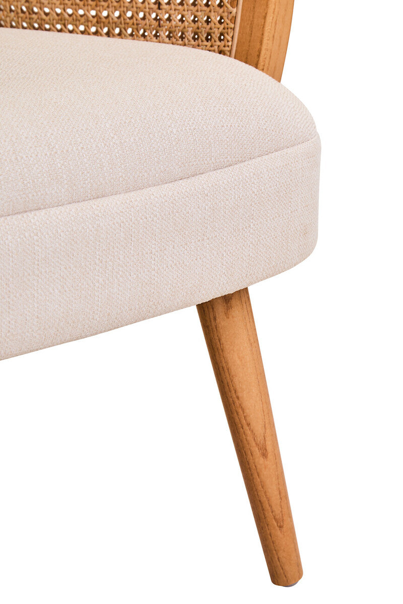 Cebu Ivory Fabric Chair