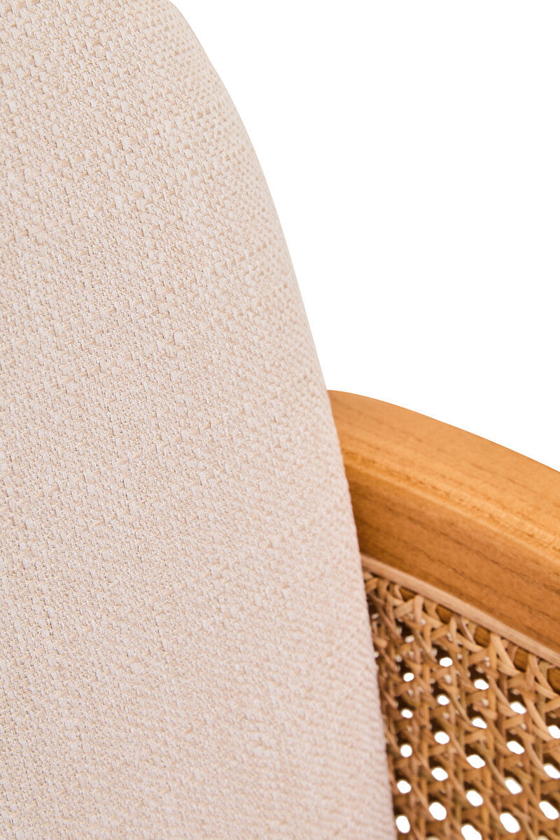 Cebu Ivory Fabric Chair