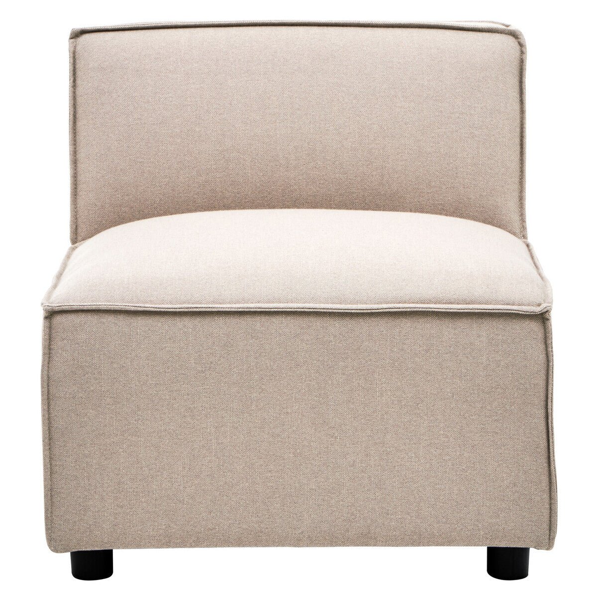 Natural Fabric Armless Modular Sofas | Toulouse