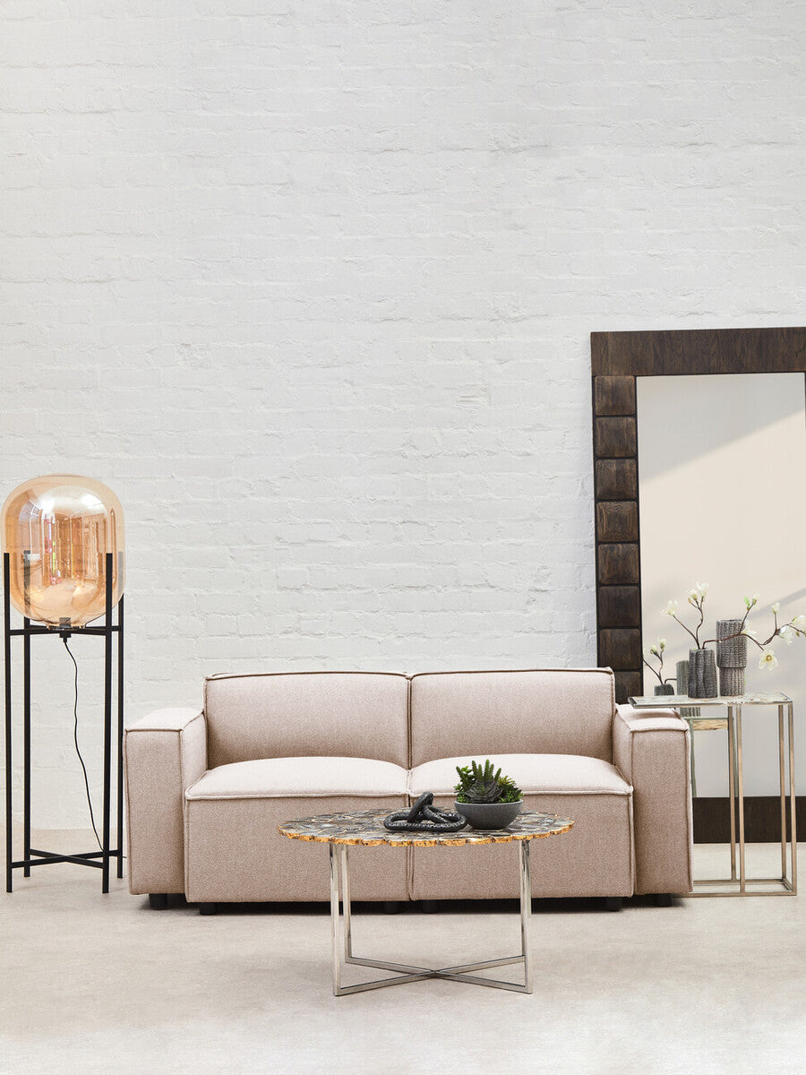 Natural Fabric Armless Modular Sofas | Toulouse