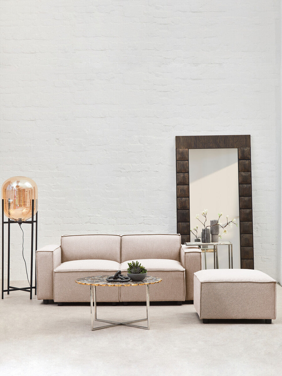 Natural Fabric Armless Modular Sofas | Toulouse