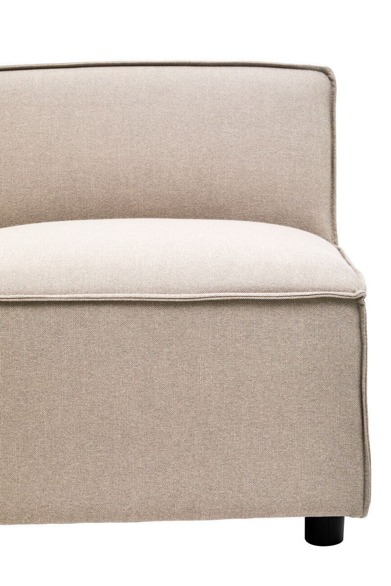 Natural Fabric Armless Modular Sofas | Toulouse