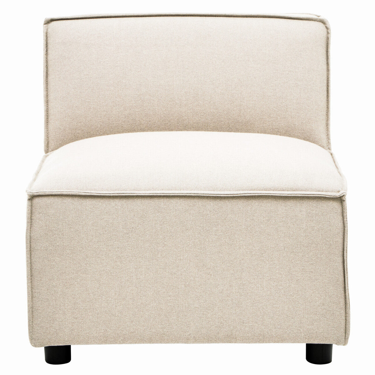 Cream Fabric Armless Modular Sofas | Toulouse