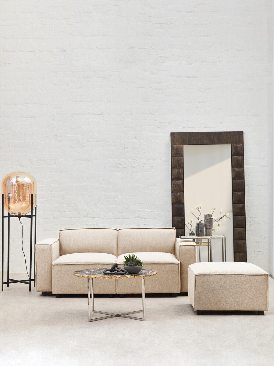 Cream Fabric Armless Modular Sofas | Toulouse