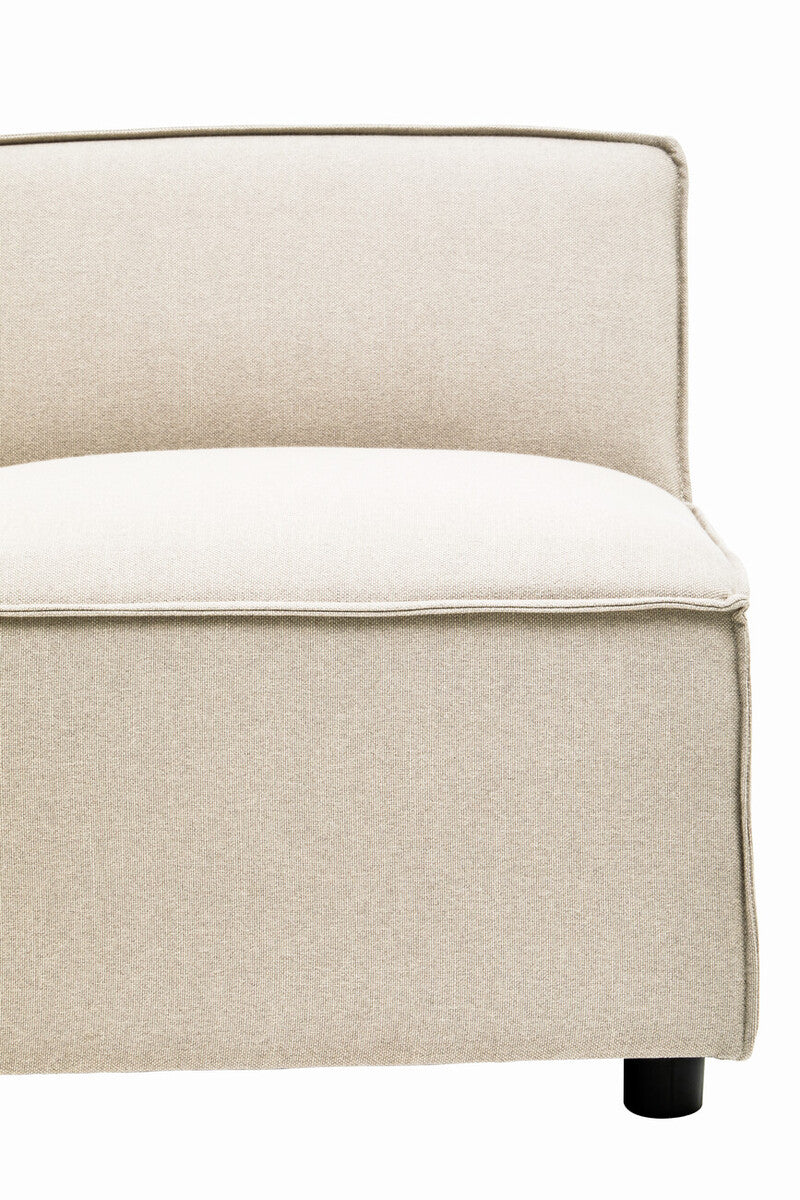 Cream Fabric Armless Modular Sofas | Toulouse