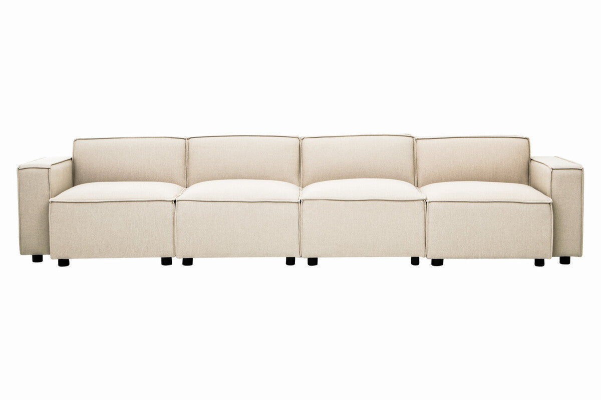 Cream Fabric Left Arm Modular Sofas | Toulouse