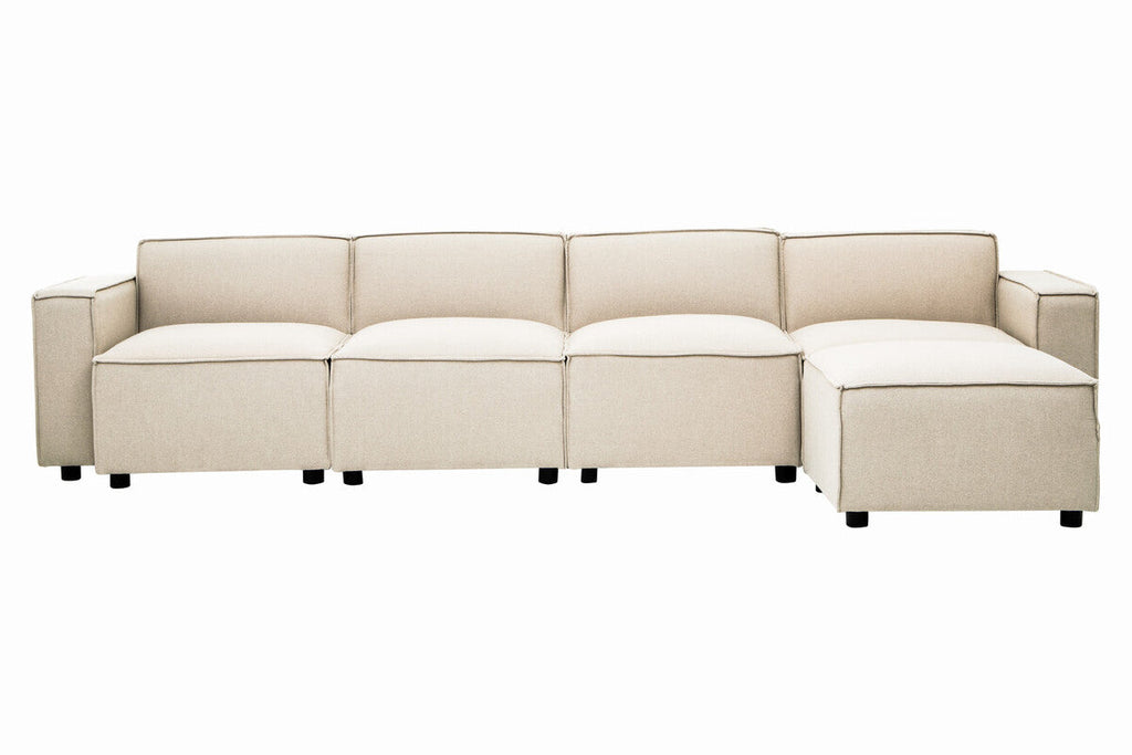 Cream Fabric Left Arm Modular Sofas | Toulouse