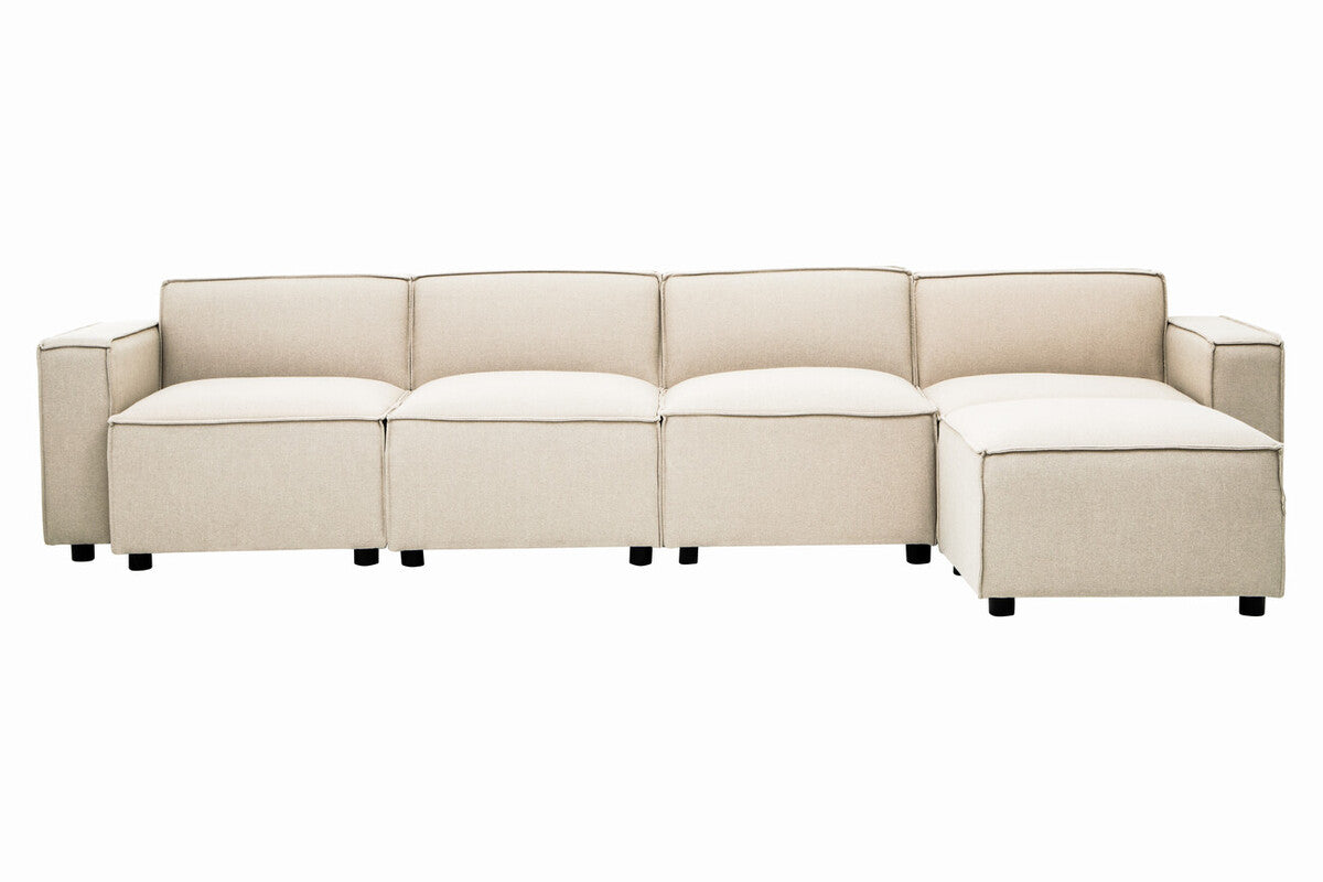 Cream Fabric Left Arm Modular Sofas | Toulouse