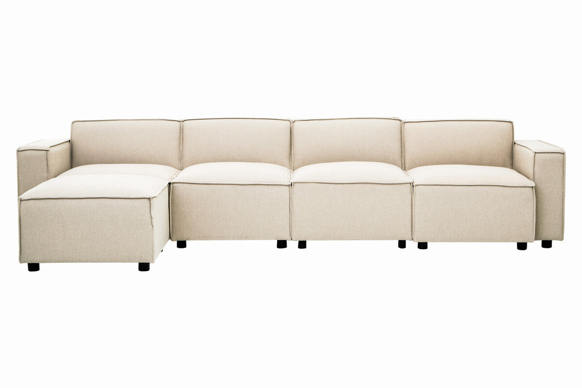 Cream Fabric Left Arm Modular Sofas | Toulouse