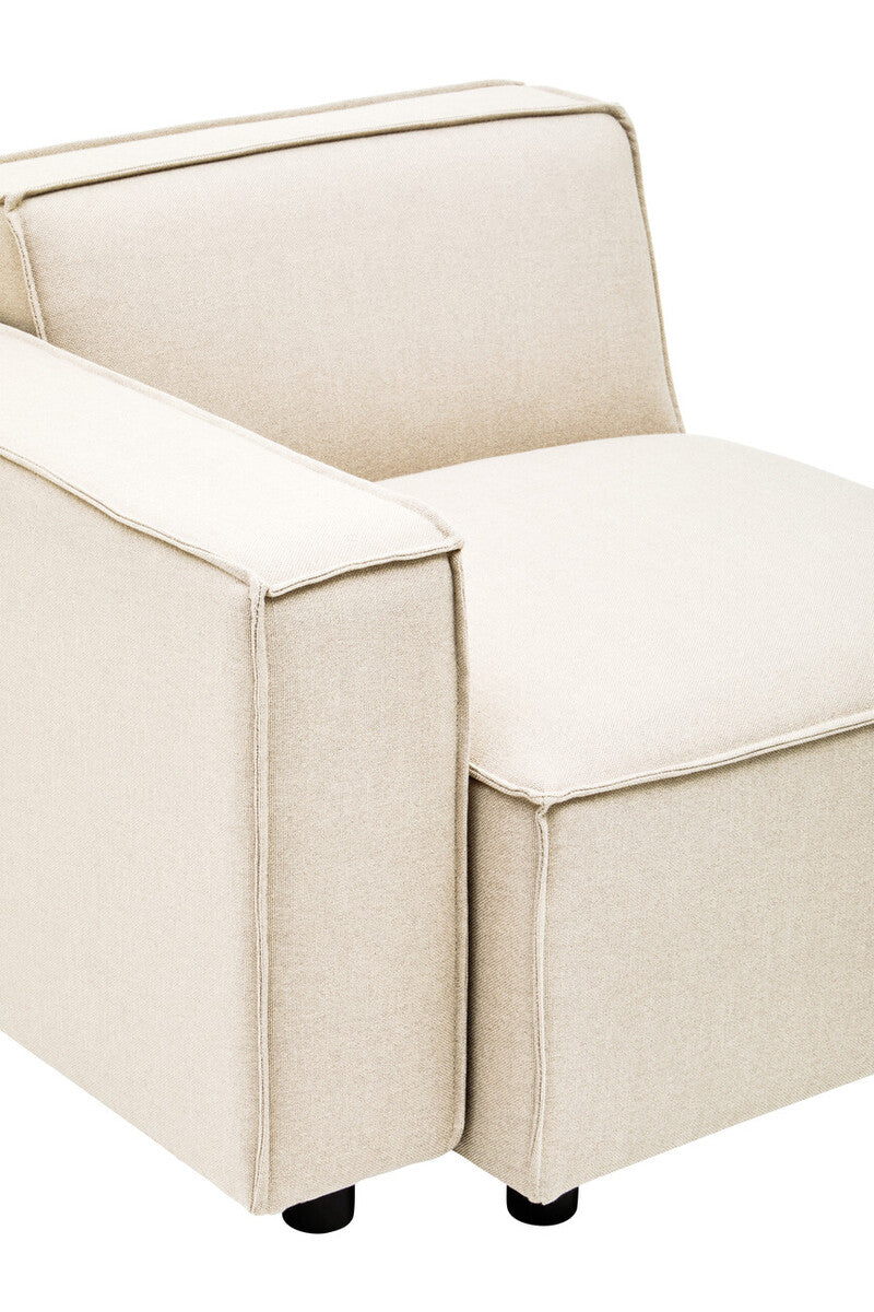 Cream Fabric Left Arm Modular Sofas | Toulouse