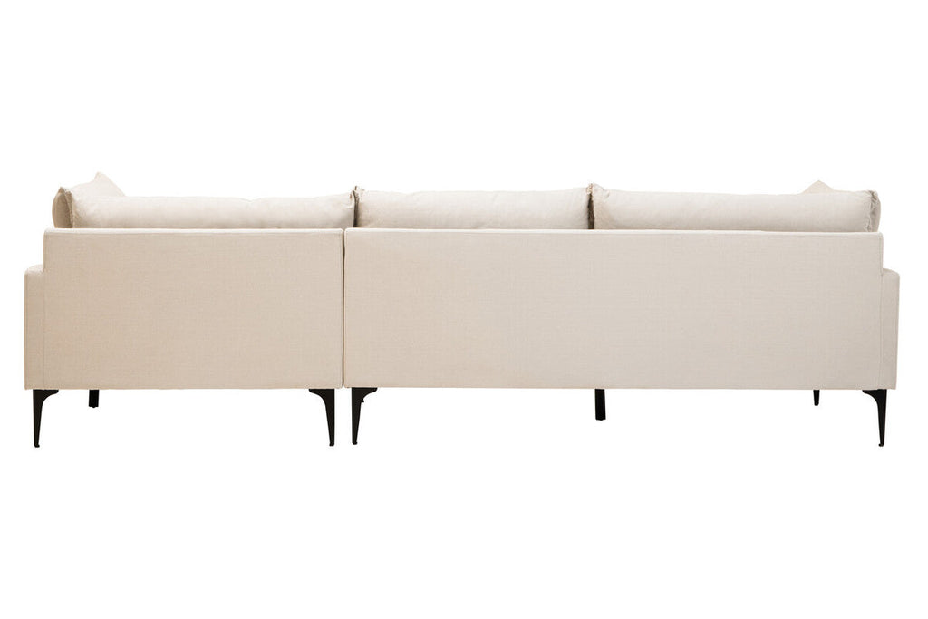 3 Seater Cream Right Chaise Sofa | Comfee
