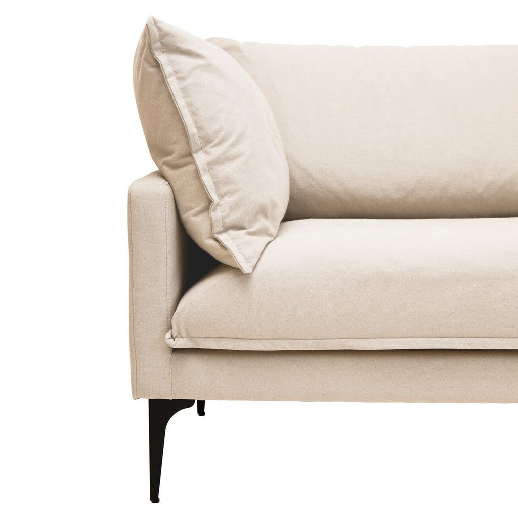 3 Seater Cream Right Chaise Sofa | Comfee