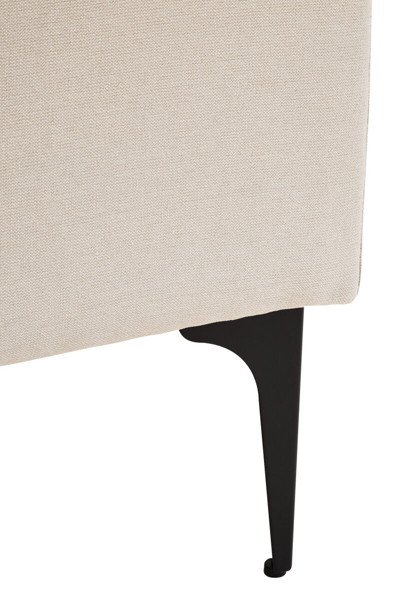 3 Seater Cream Right Chaise Sofa | Comfee