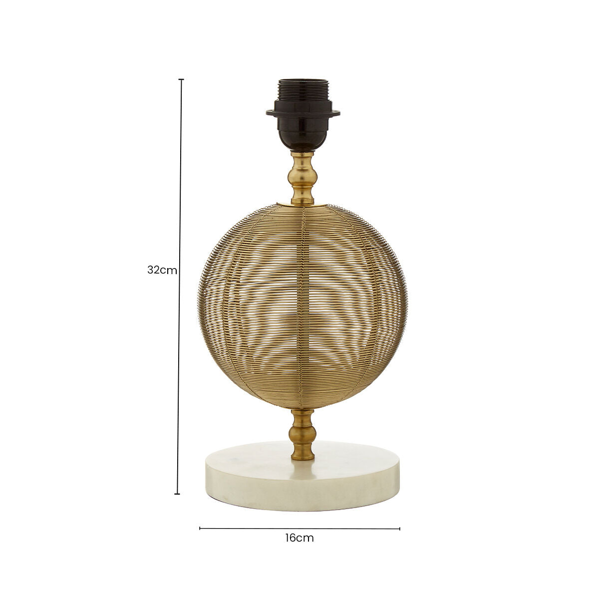Marble  Lamp Base Melora