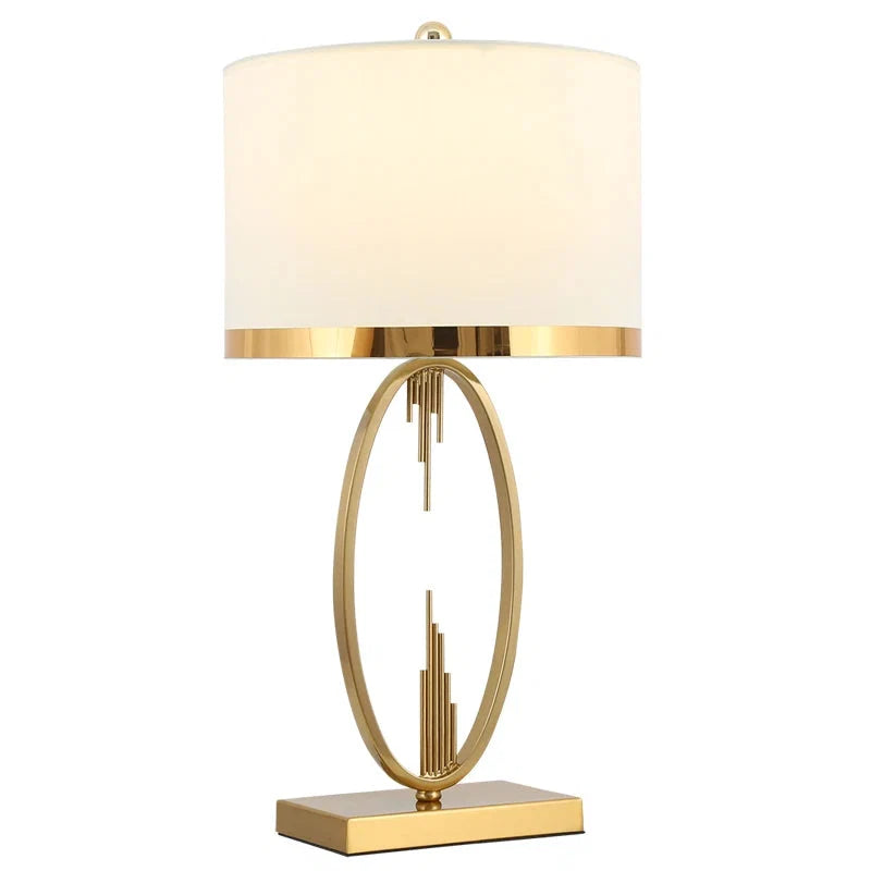 Modern Metal Pipe Shape Table Lamps