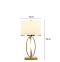 Modern Metal Pipe Shape Table Lamps