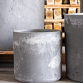 Aurella | Onyx Dusk – 20cm Medium Concrete Cylinder Planter – 4L Round Plant Pot