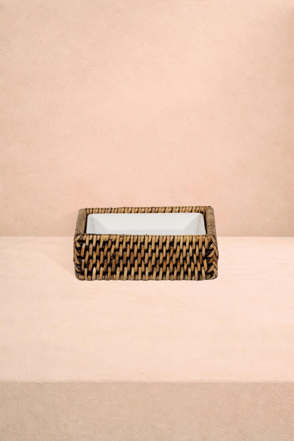 Rosie's Suds and Style Rattan Soap Dish