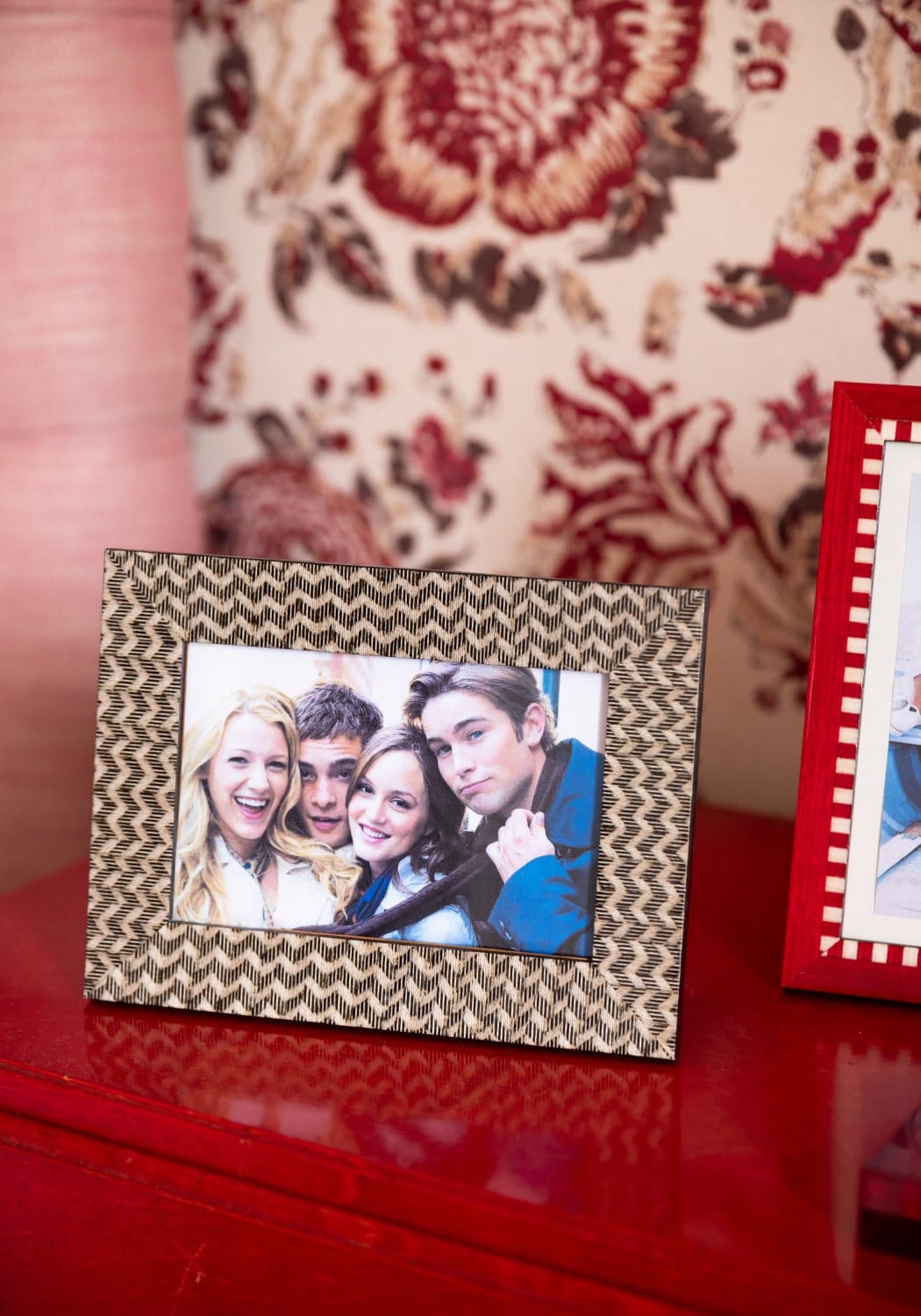 Brown Marquetry Patterned Photo Frame 6x4"