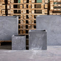 Cubrosa | Onyx Dusk – 20cm Medium Concrete Square Planter – 4L Cube Plant Pot