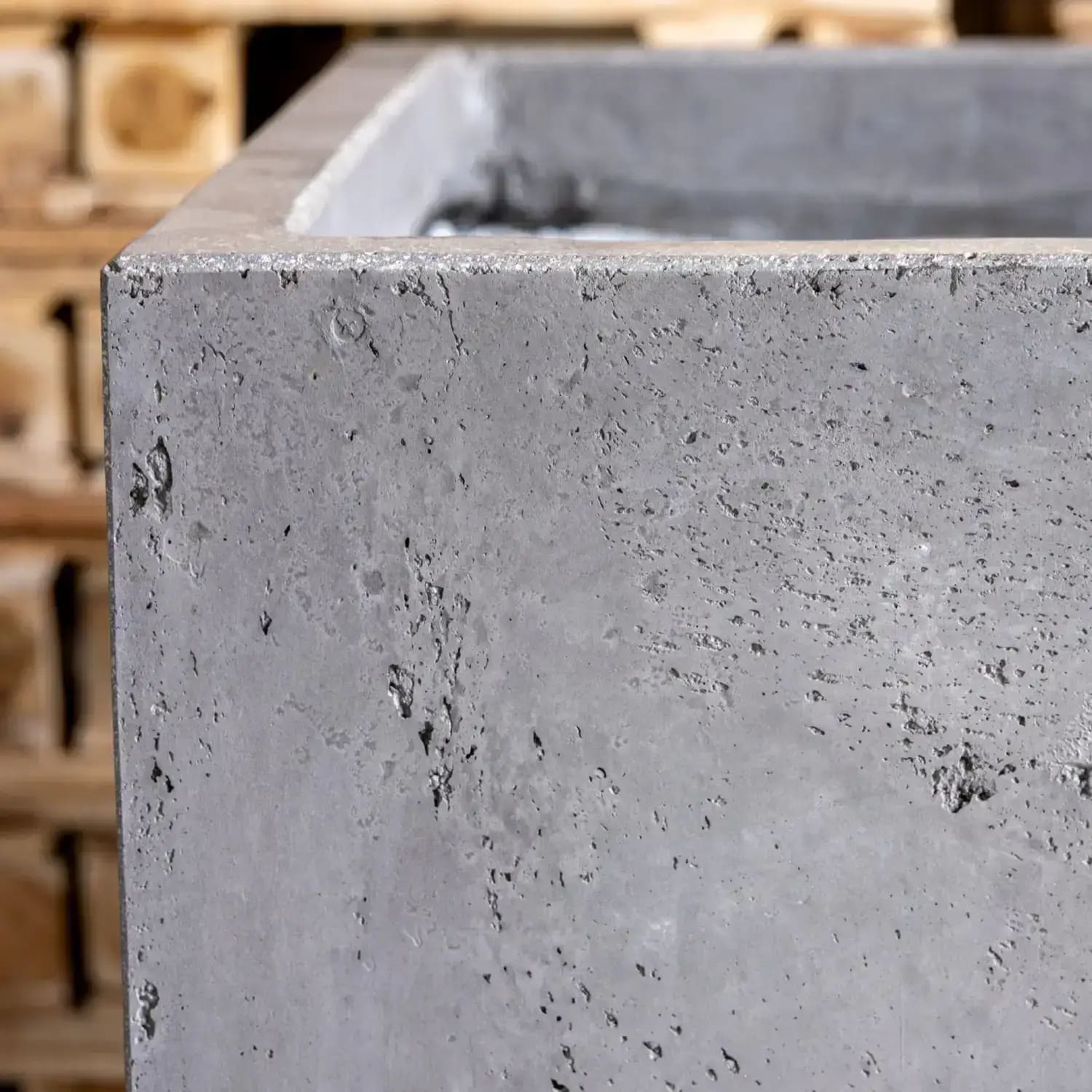 Cubrosa | Onyx Dusk – 20cm Medium Concrete Square Planter – 4L Cube Plant Pot