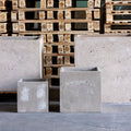 Cubrosa | Truffle – 20cm Concrete Square Planter – 4L Cube Plant Pot