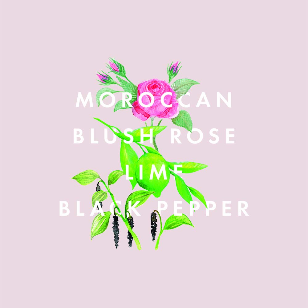 NEOM Complete Bliss Candle Blush Rose, Lime & Black Pepper Scent to De-Stress