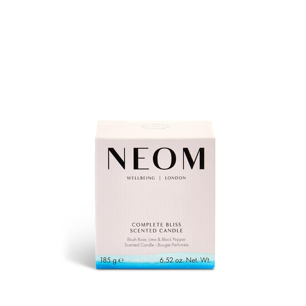 NEOM Complete Bliss Candle Blush Rose, Lime & Black Pepper Scent to De-Stress