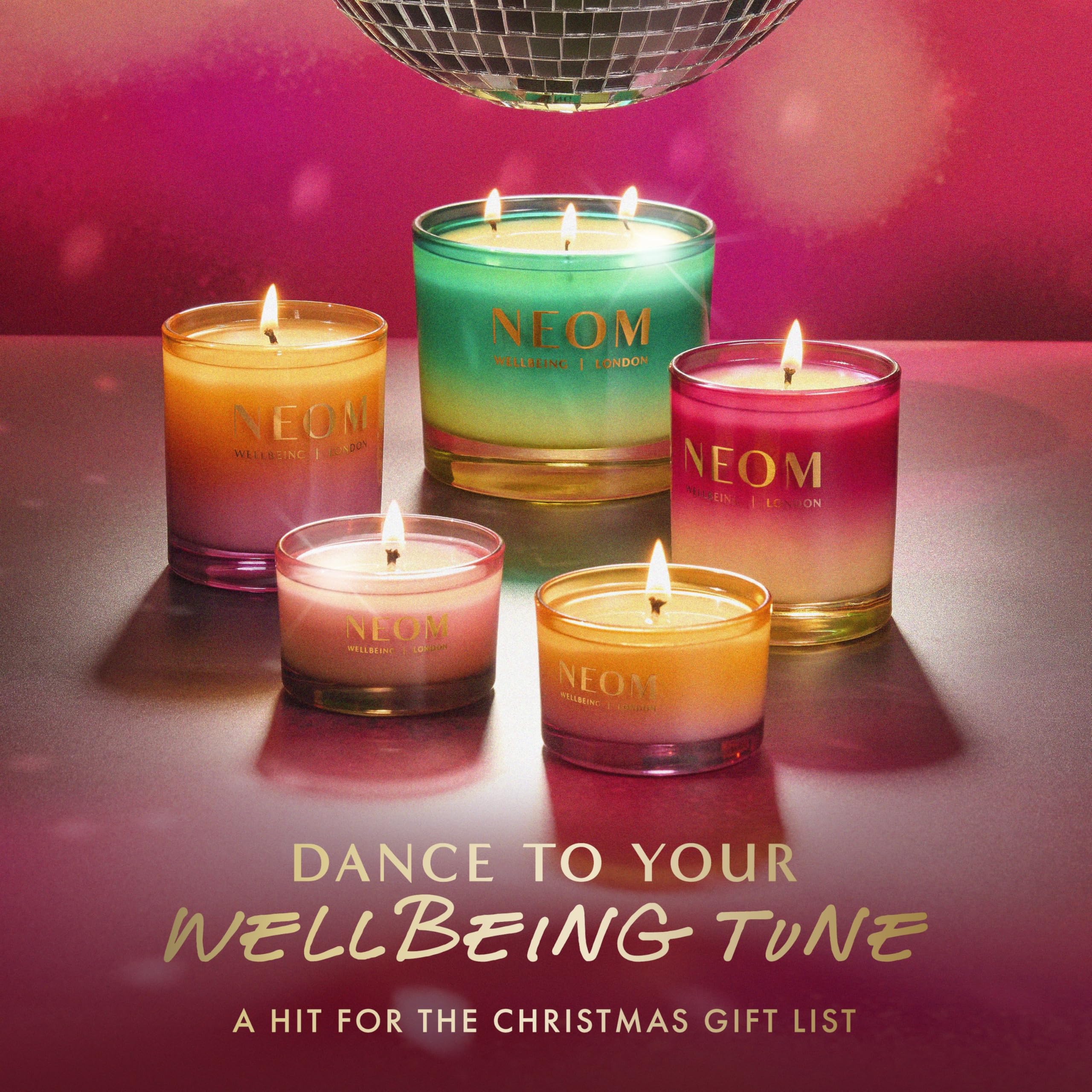 NEOM Cosy Nights Candle Travel Size – Sandalwood, Frankincense & Nutmeg | 100% Natural Wax & Fragrances | Relaxing