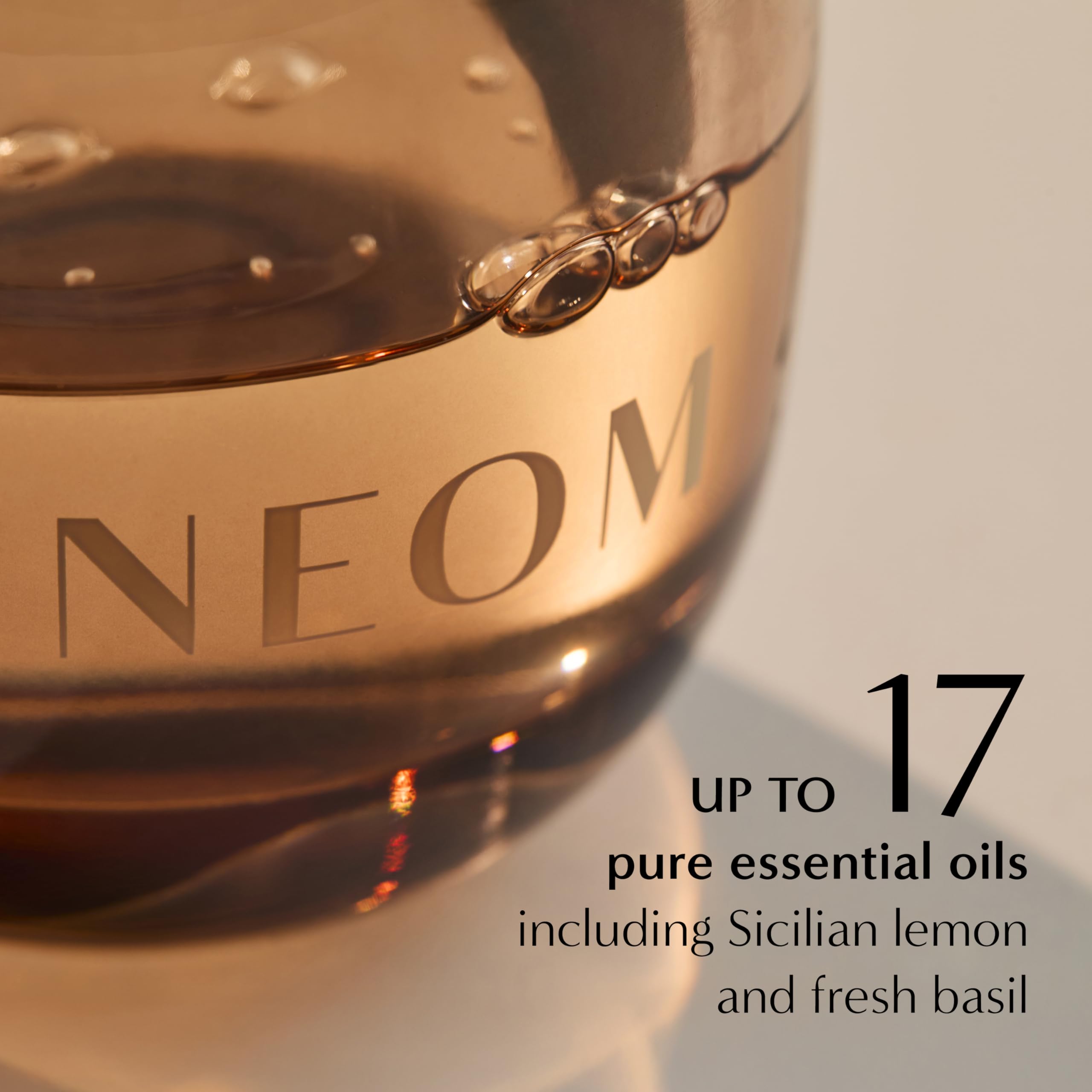 NEOM Feel Refreshed Reed Diffuser 100ml – Sicilian Lemon & Basil | 100% Natural Fragrances