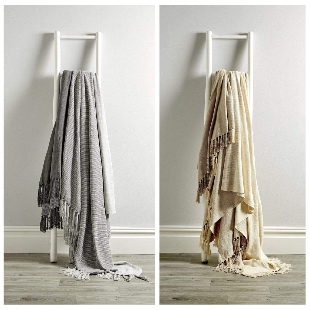 Handwoven Pure Indian Cotton Throw