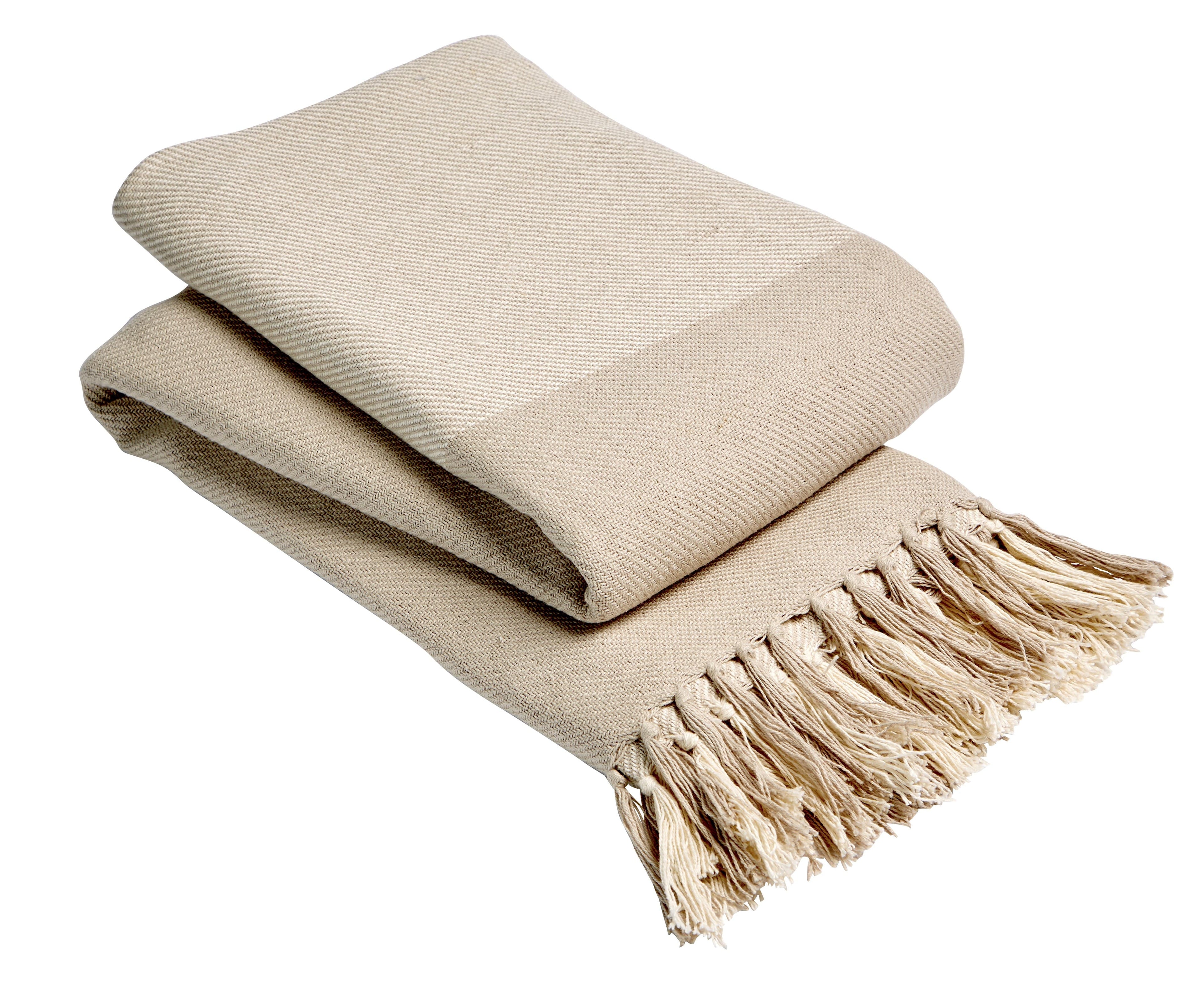Handwoven Pure Indian Cotton Throw