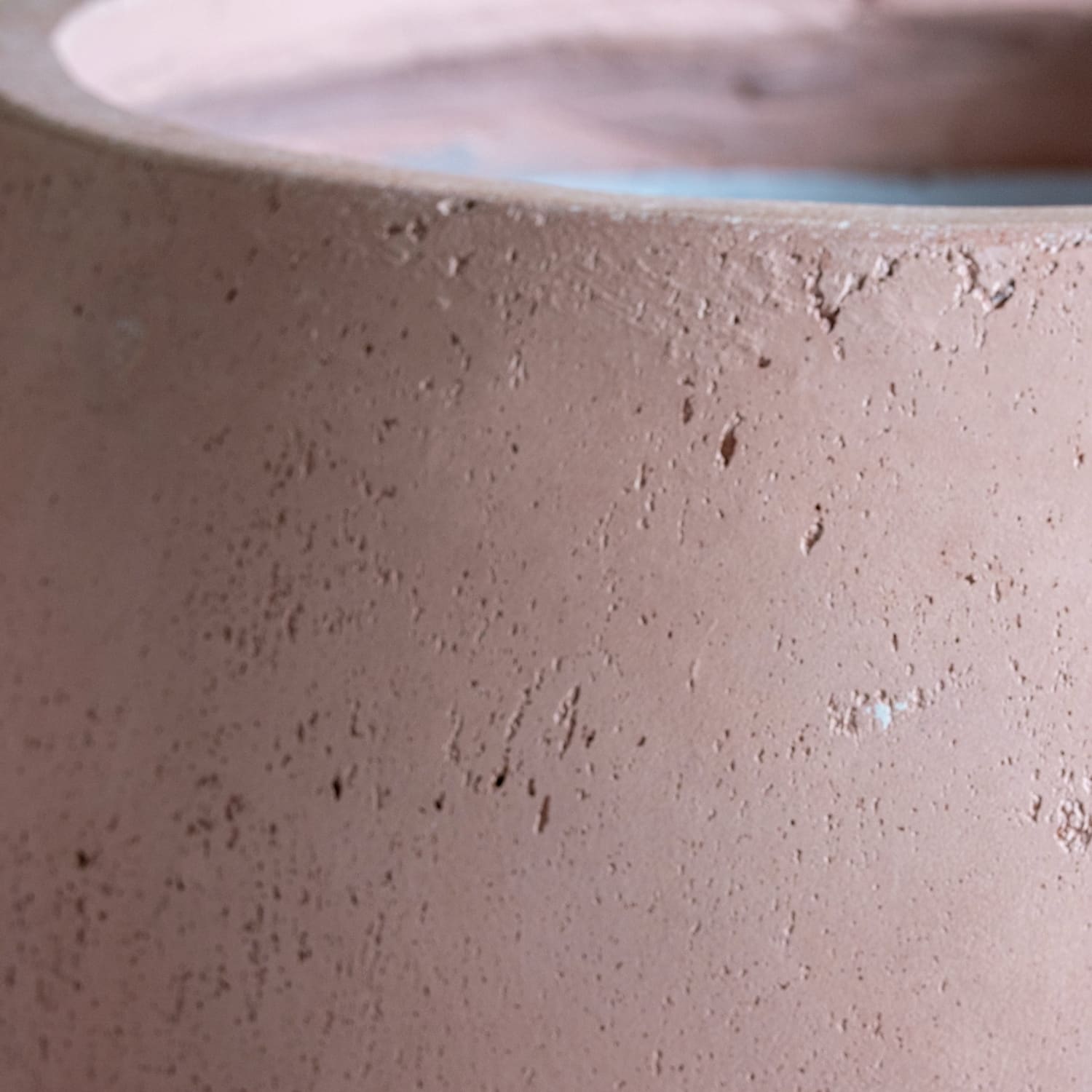 Orbello | Blushstone – 22cm Concrete Sphere Planter – 3L Round Plant Pot