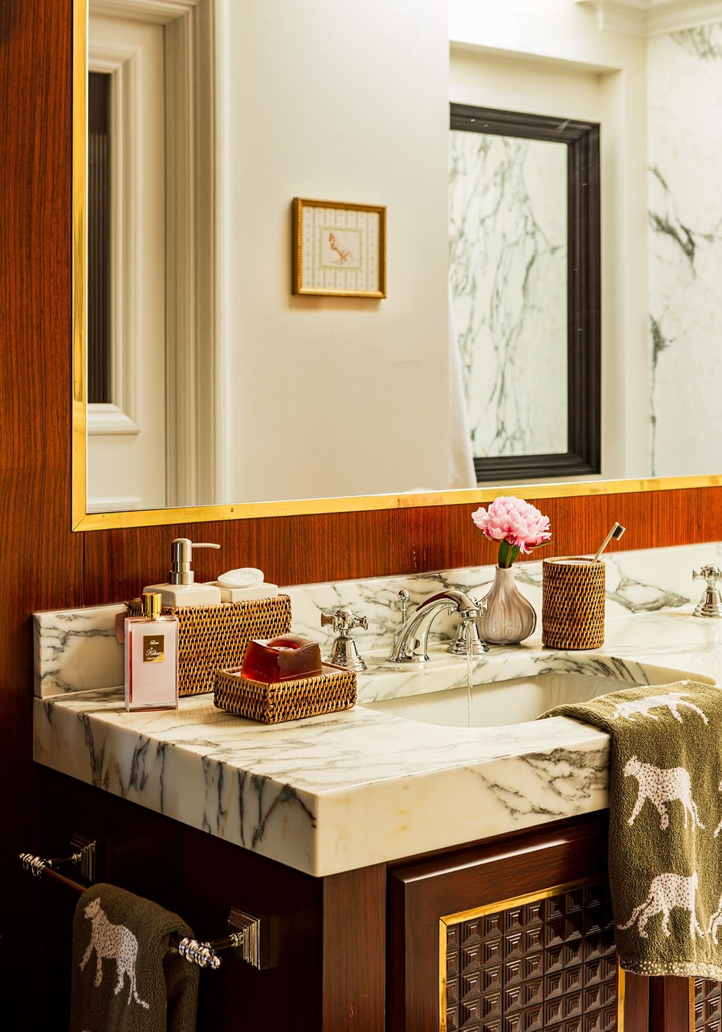 Rosie's Suds and Style Rattan Soap Dish