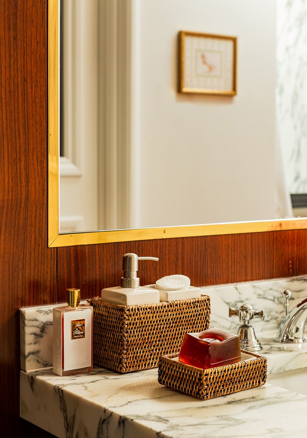 Rosie's Suds and Style Rattan Soap Dish