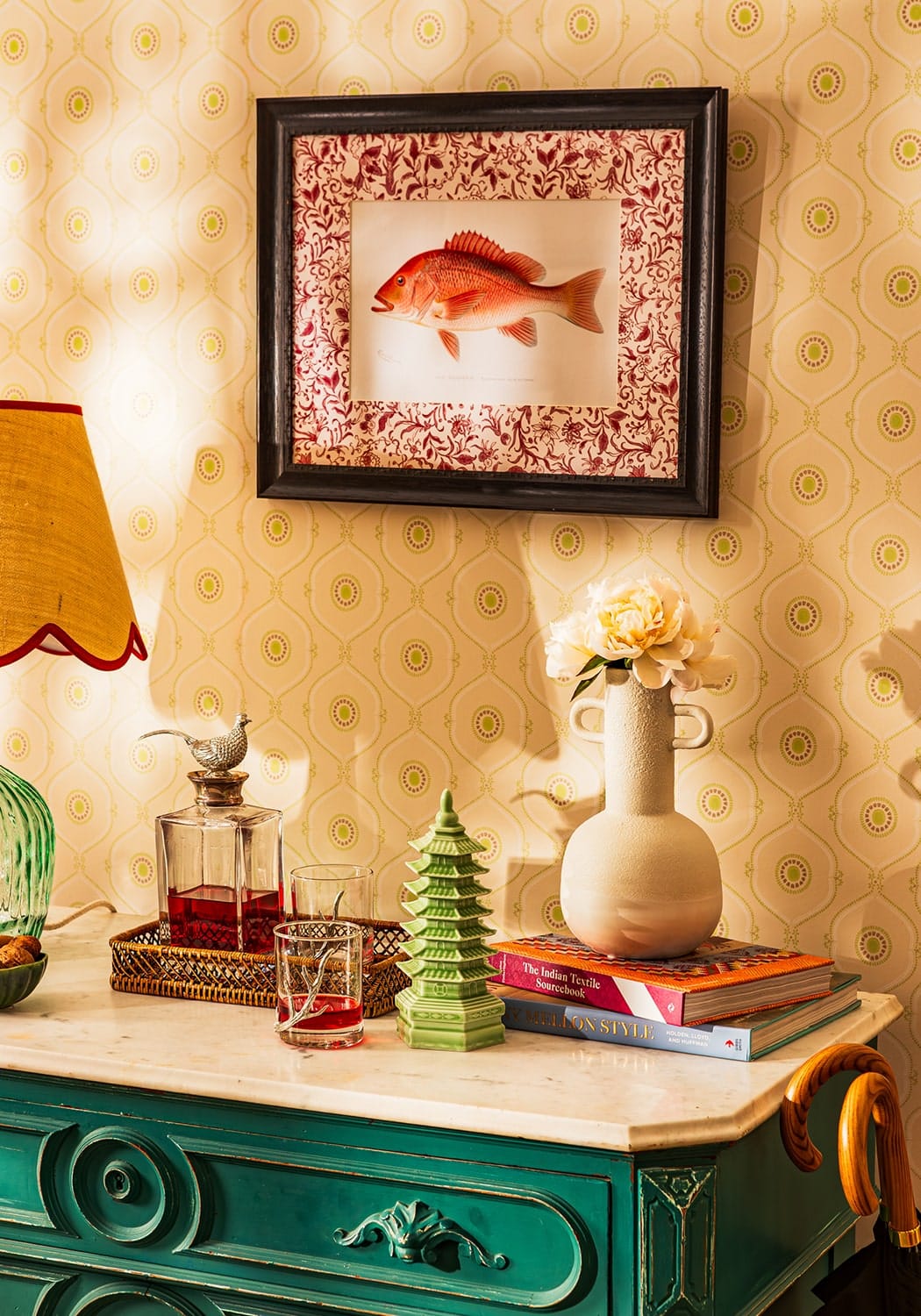 Silver Crest Crystal Decanter
